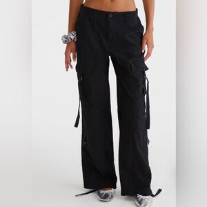 Aeropostale Black Convertible Cargo Pants